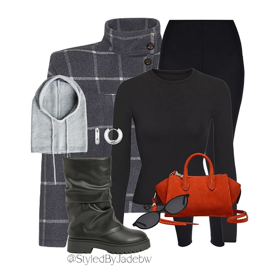 Monotone fits with a pop of colour